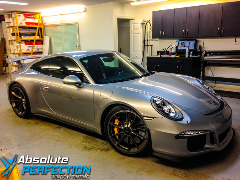 Porsche 911 GT FormulaOne Pinnacle Auto Tint