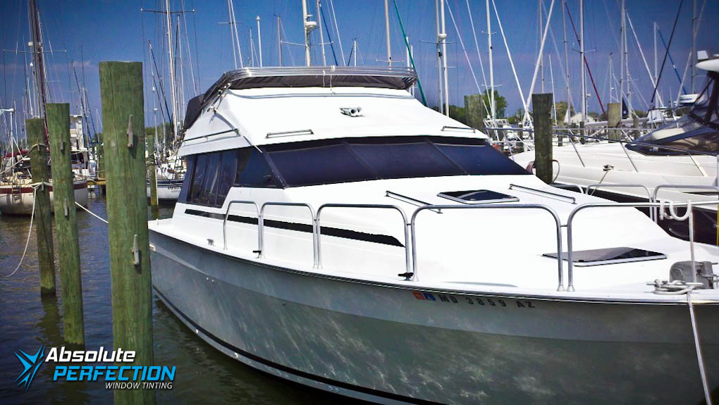 Yacht window tinting Baltimore Maryland