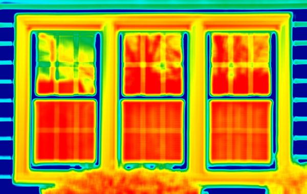 Home Windows Thermal Map Energy Escapes