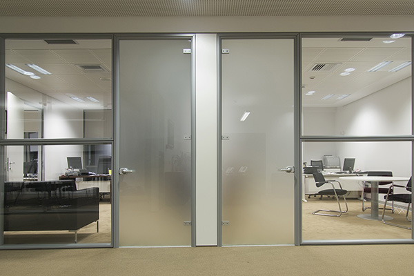 Frosted Window Film On Office Doors Ap Tinting