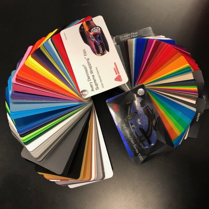 3M & Avery Dennison Color Swatches_1 AP Tinting
