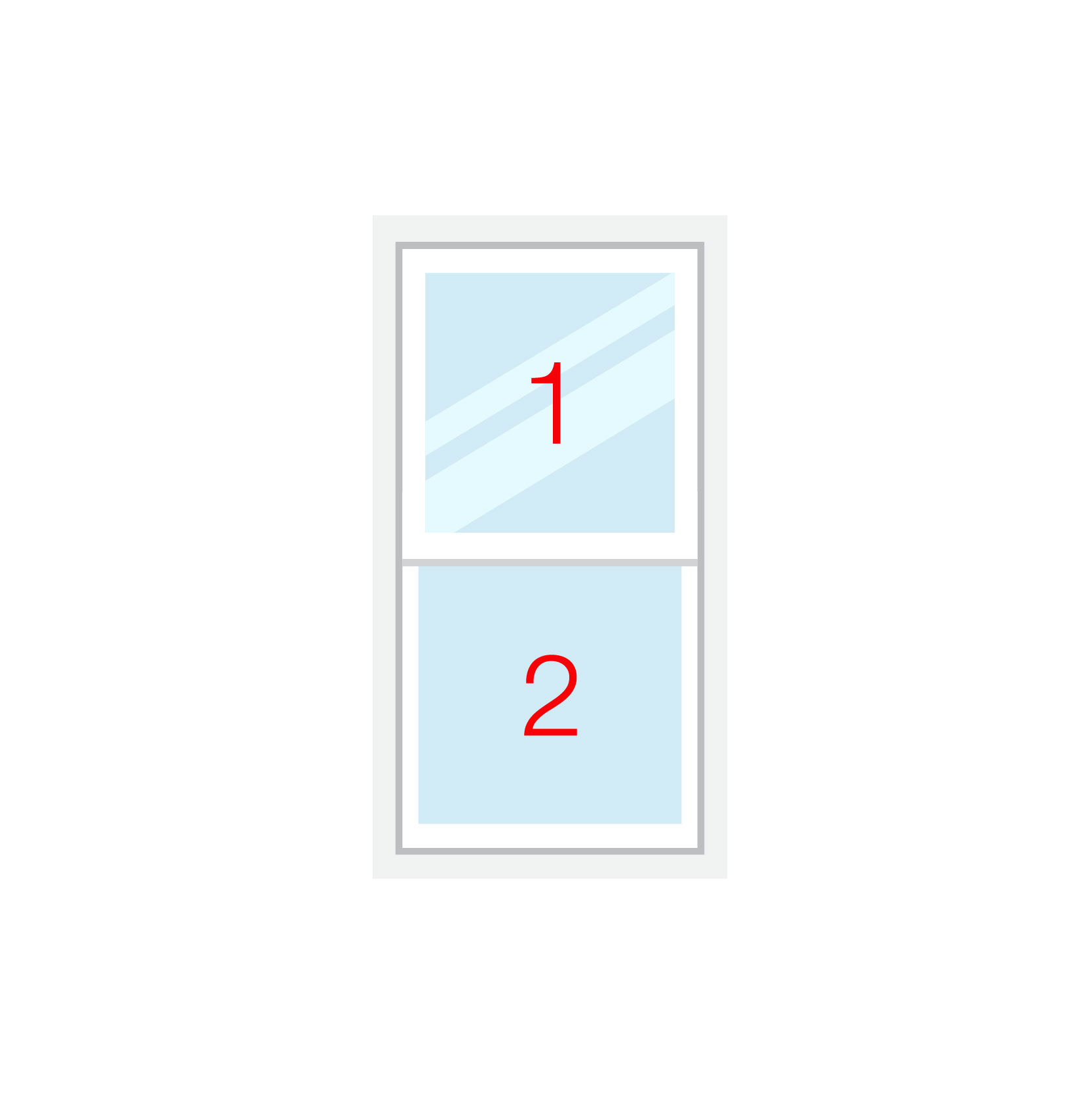 counting double hung windows