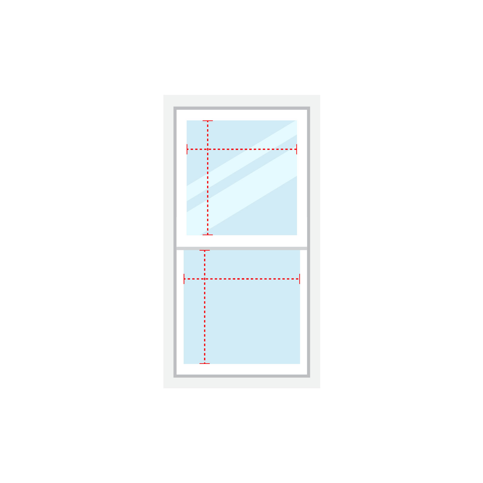 measuring double hung windows