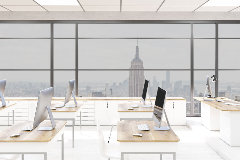 Reduce Glare in Office Window Film