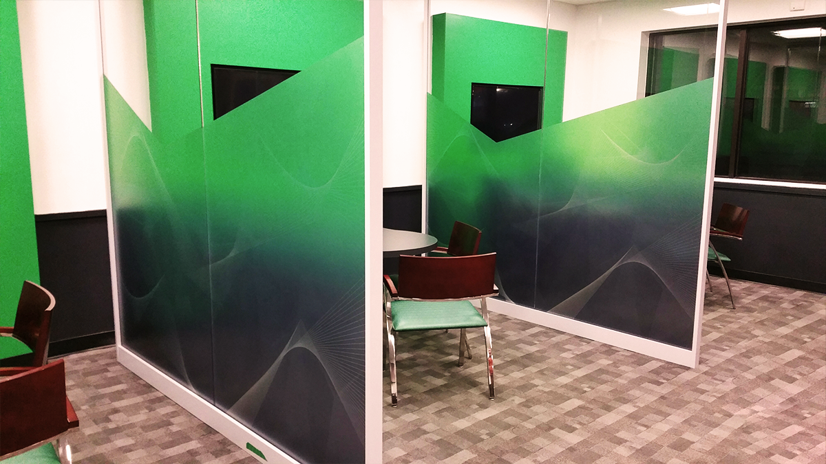 Decorative Window Film Partitions