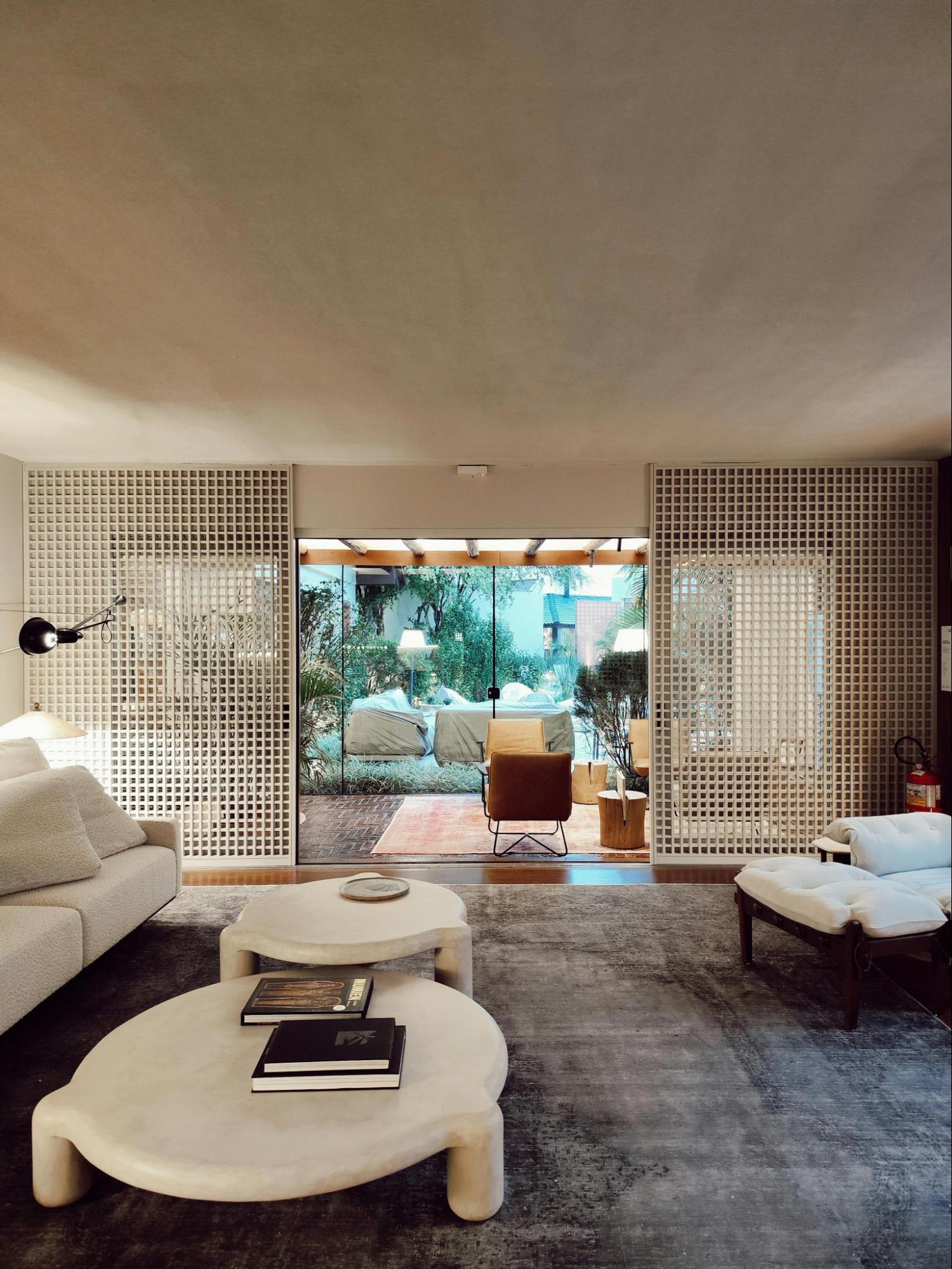 Interior of Modern Home with Large Windows