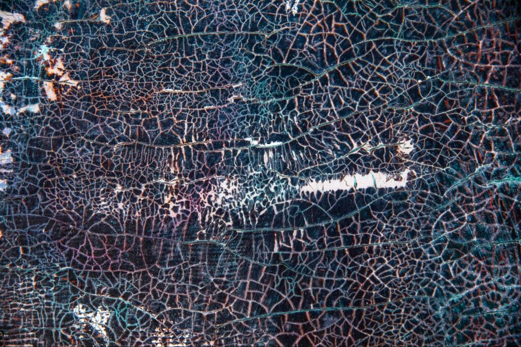 Cracked Tempered Glass