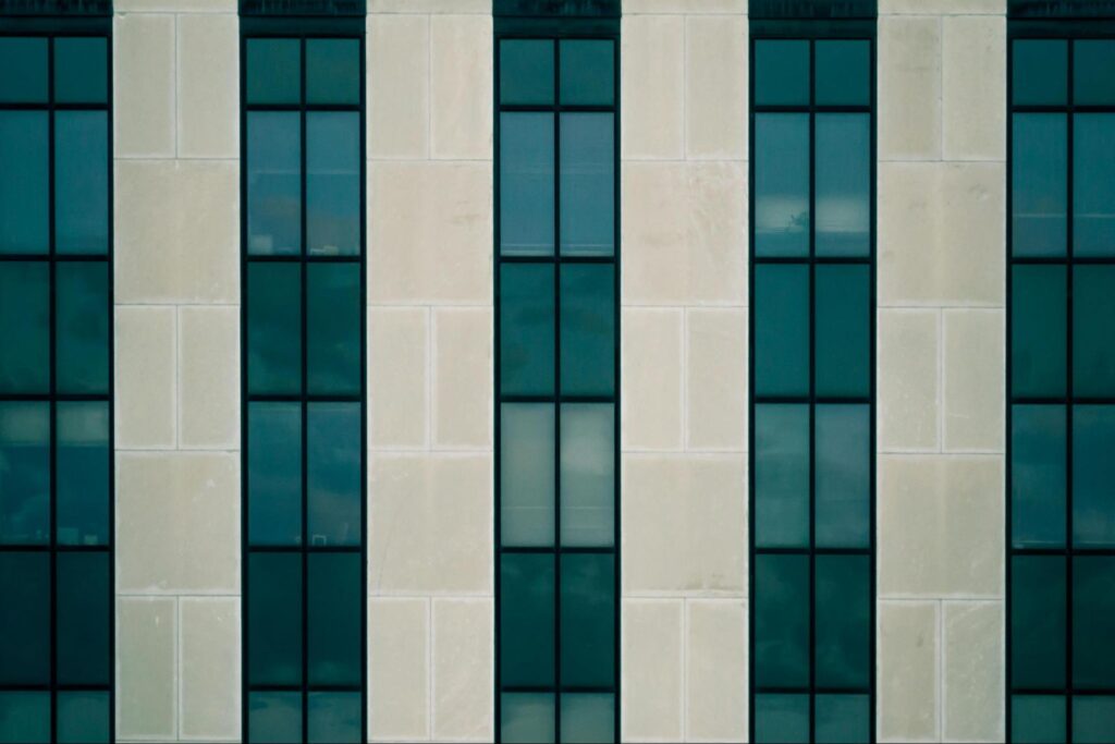 Exterior of a Building with Many Windows